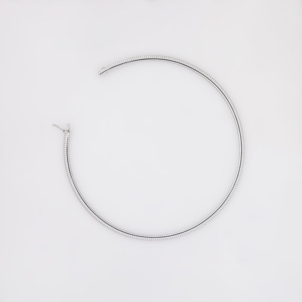 Italian Snake Chain 14k White Gold