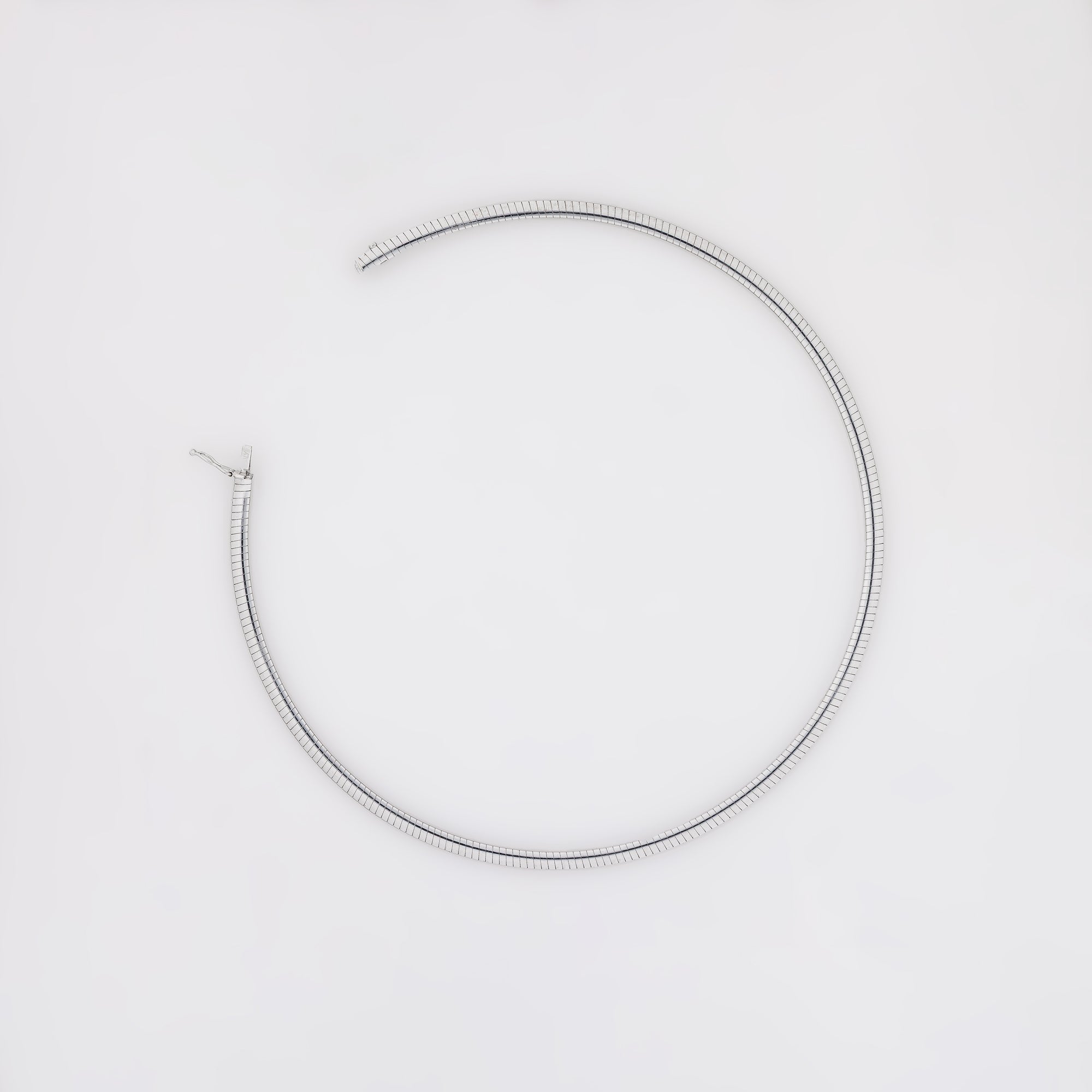 Italian Snake Chain 14k White Gold
