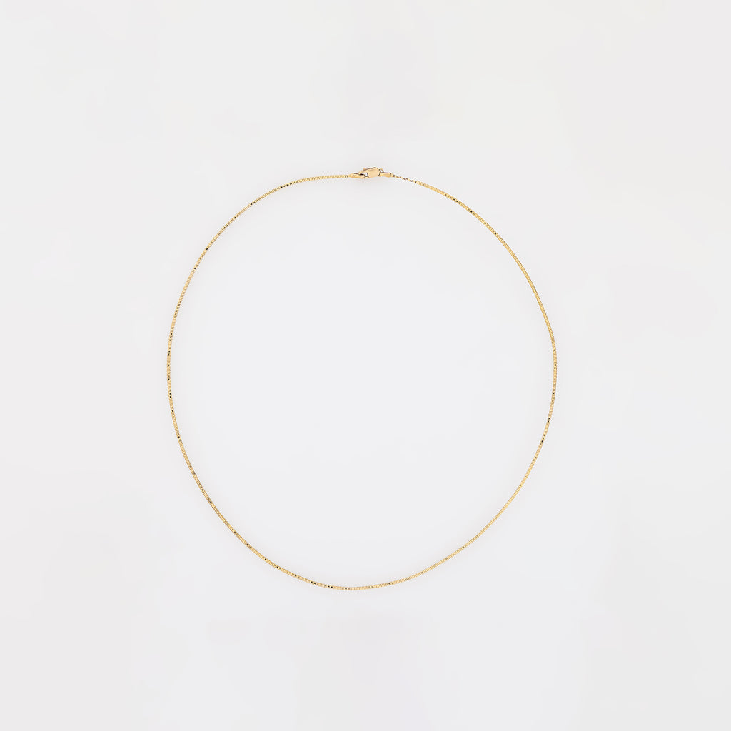 18" Box Chain in 14k Yellow Gold