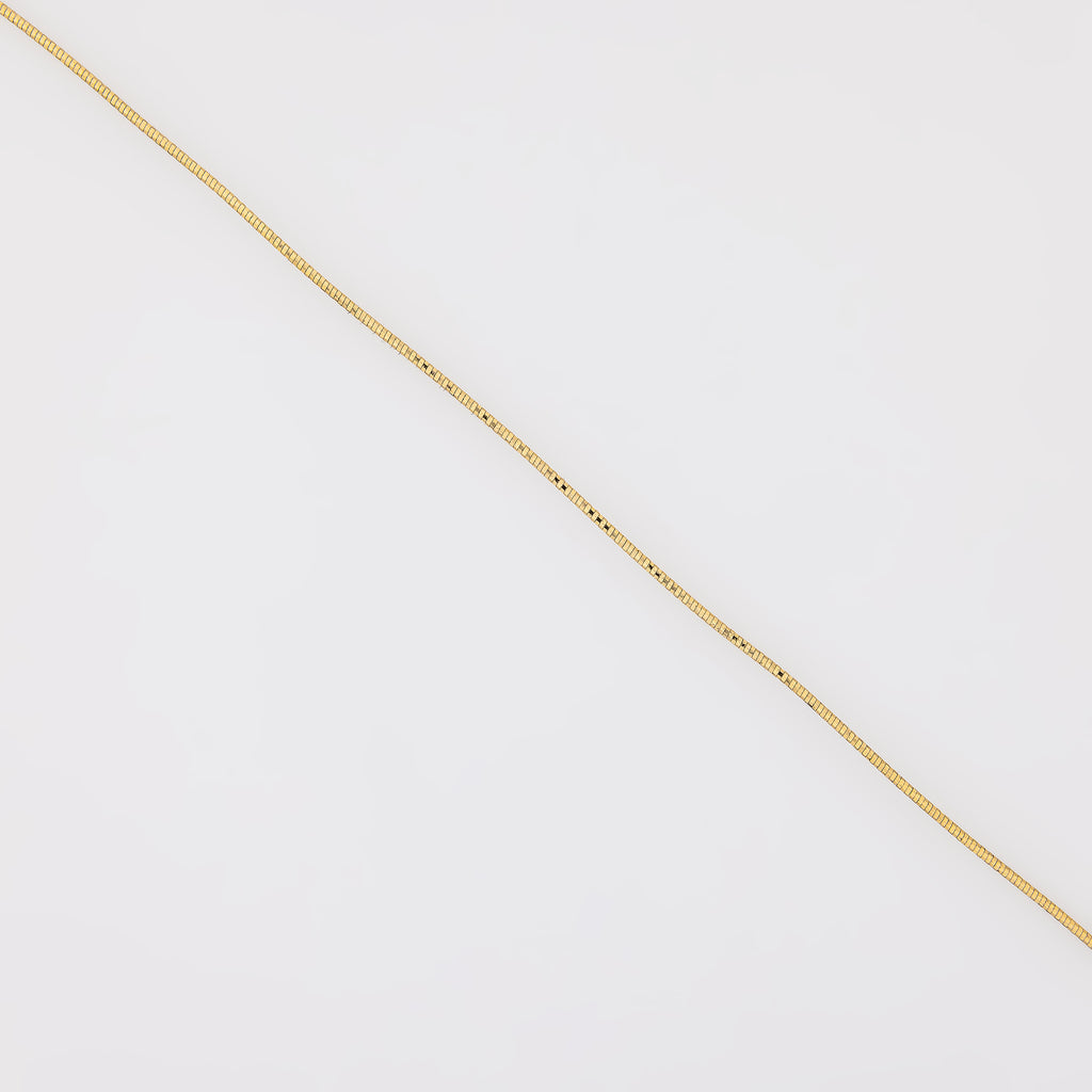 18" Box Chain in 14k Yellow Gold