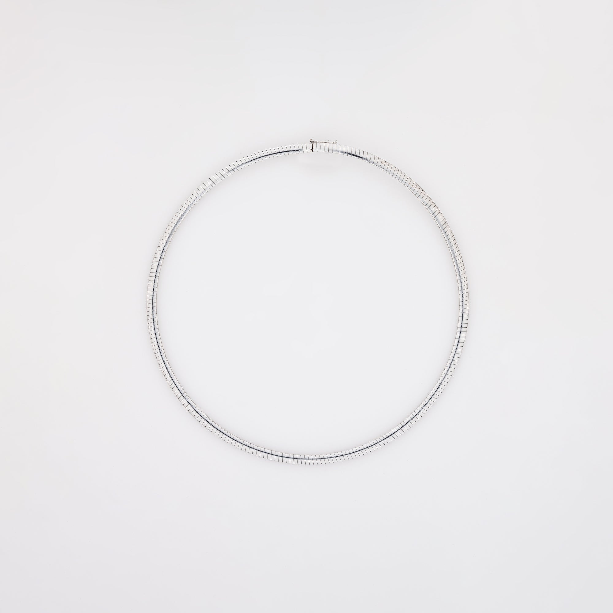 Italian Snake Chain 14k White Gold