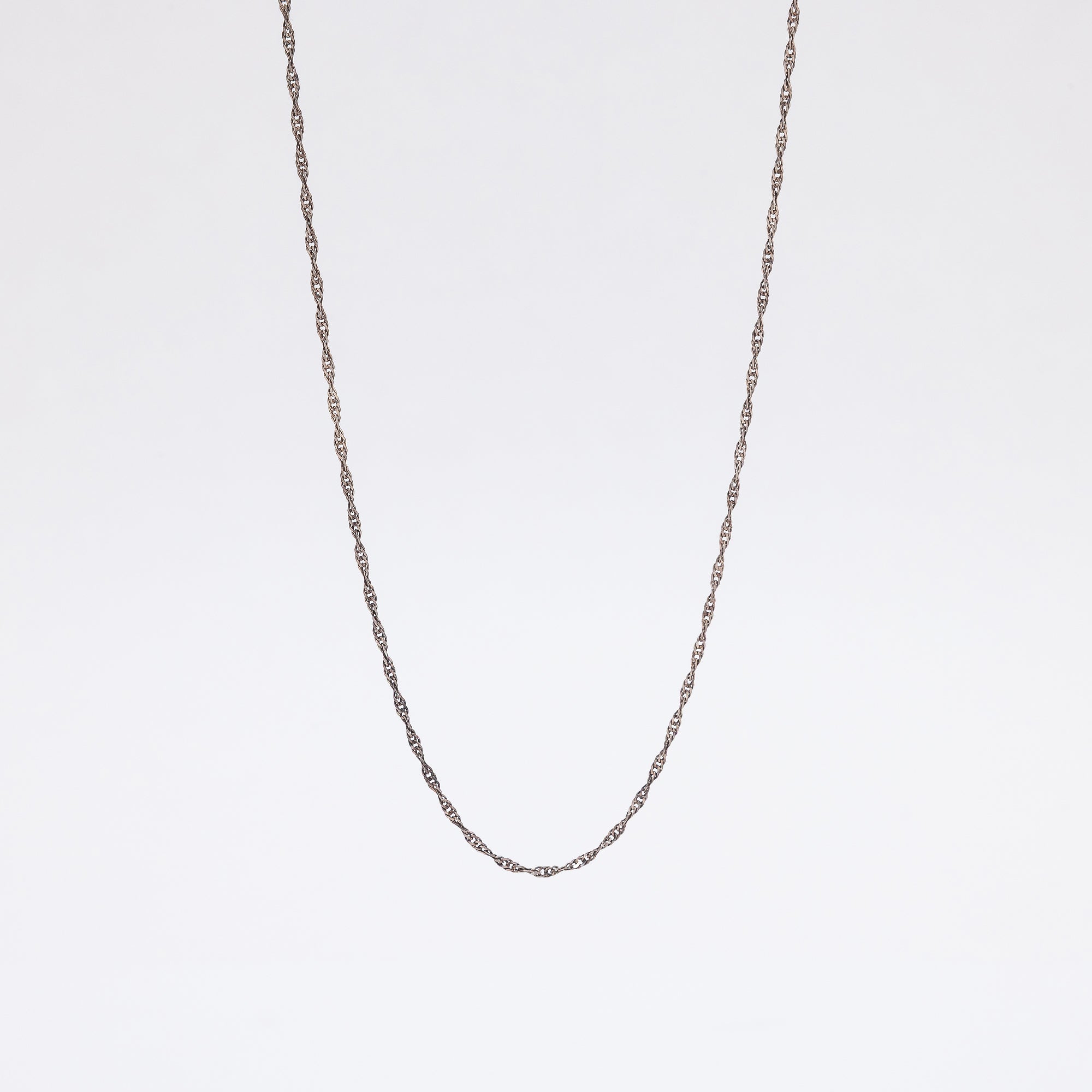 Singapore Sterling Silver Necklace