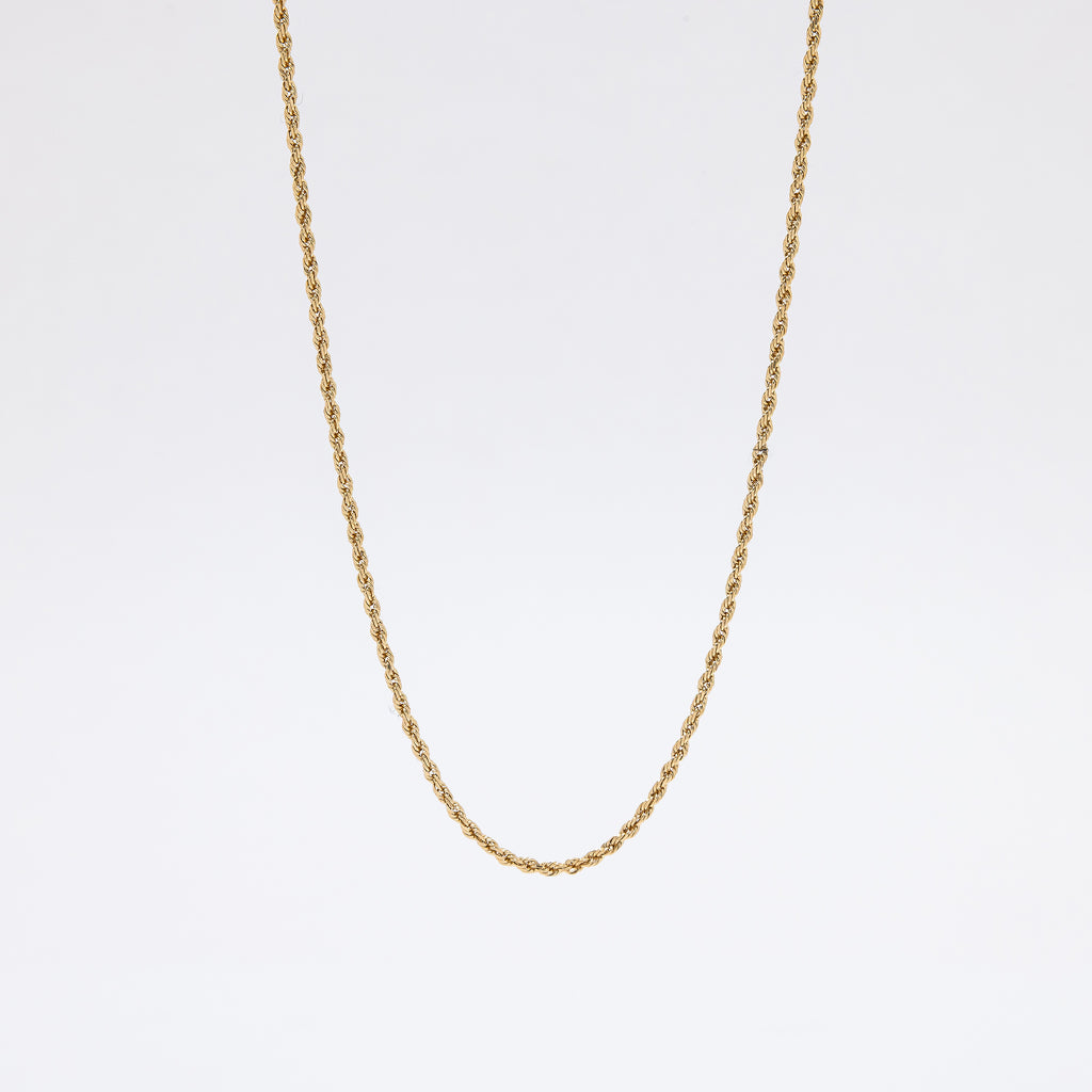Rope Chain in 14k Yellow Gold