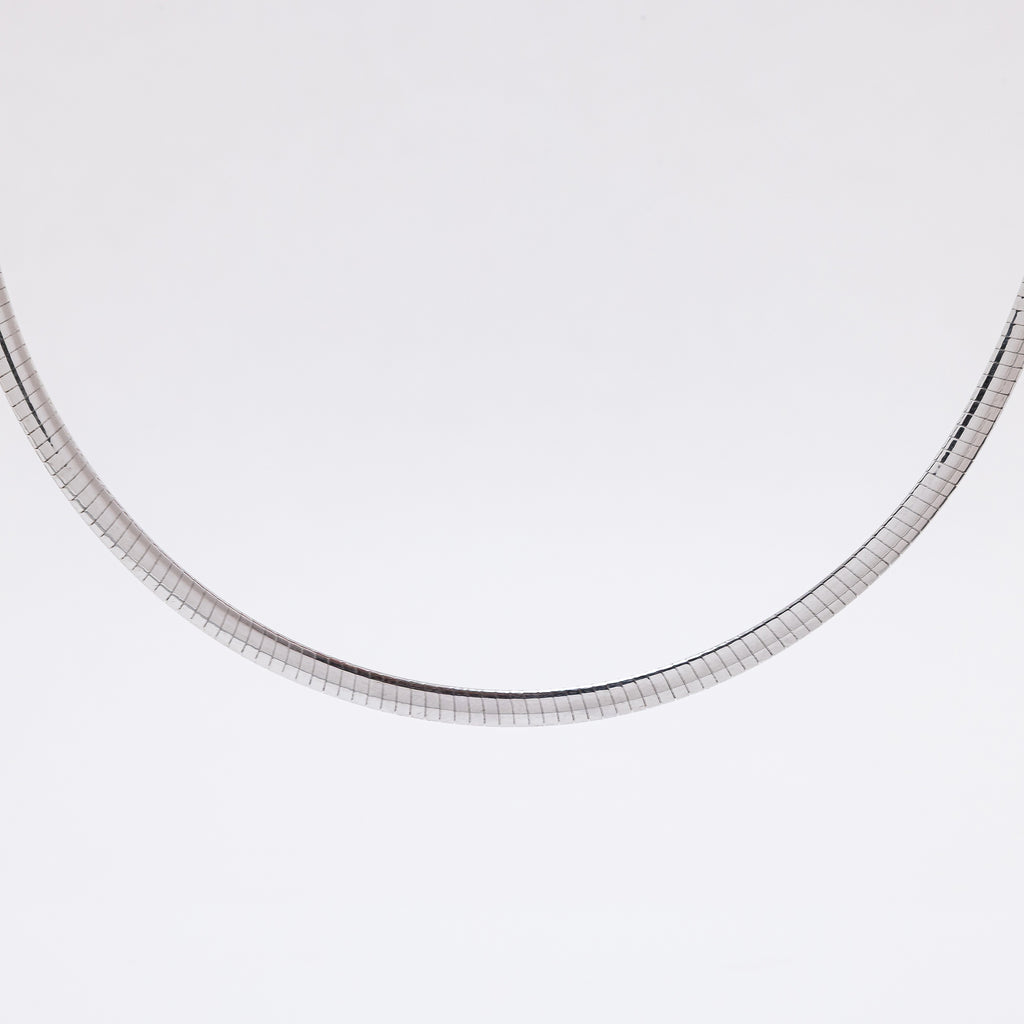 Italian Snake Chain 14k White Gold