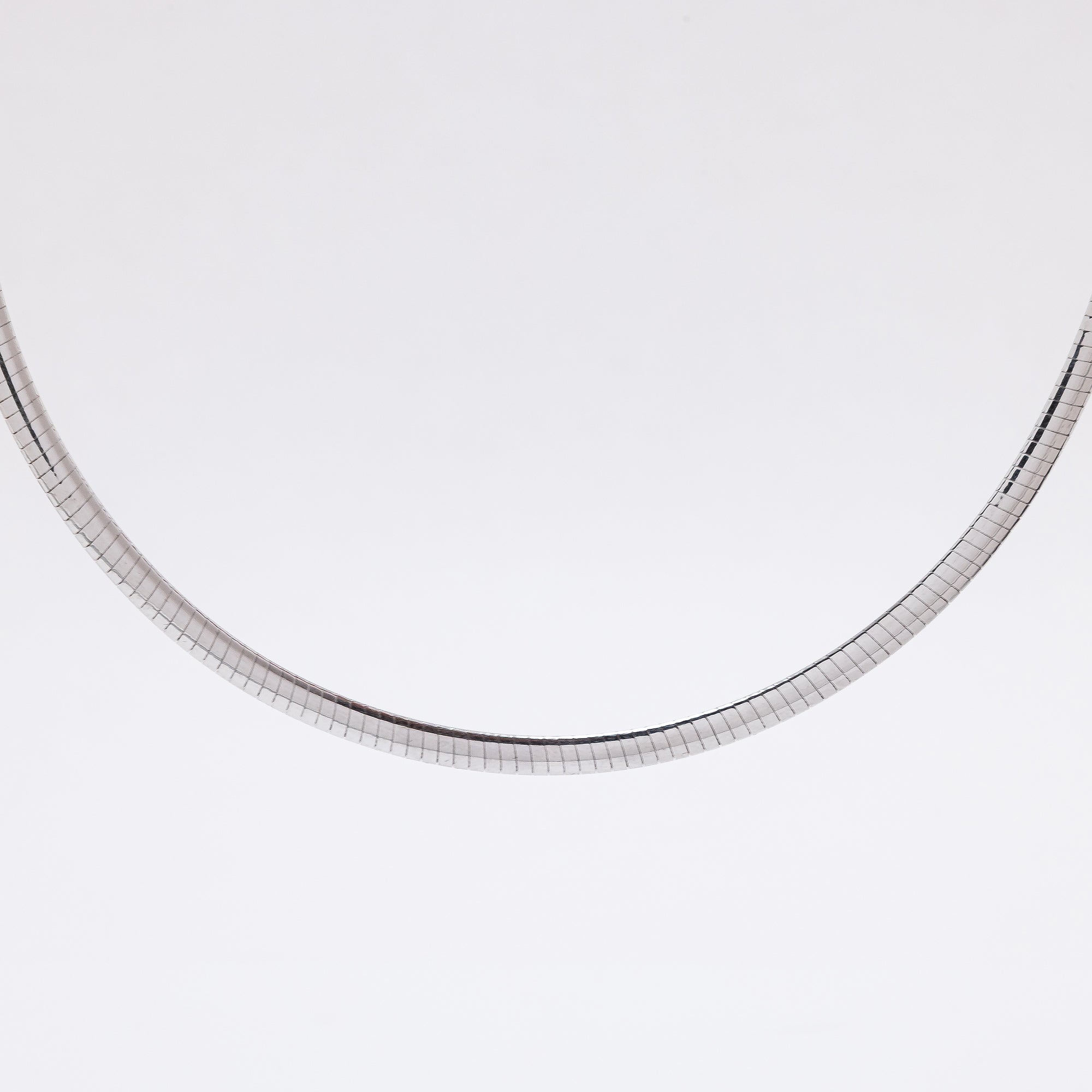 Italian Snake Chain 14k White Gold