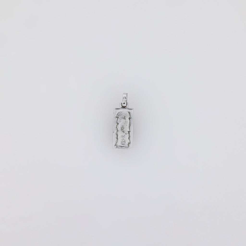 Single Plumeria + Inner Scroll Cutout Pendant