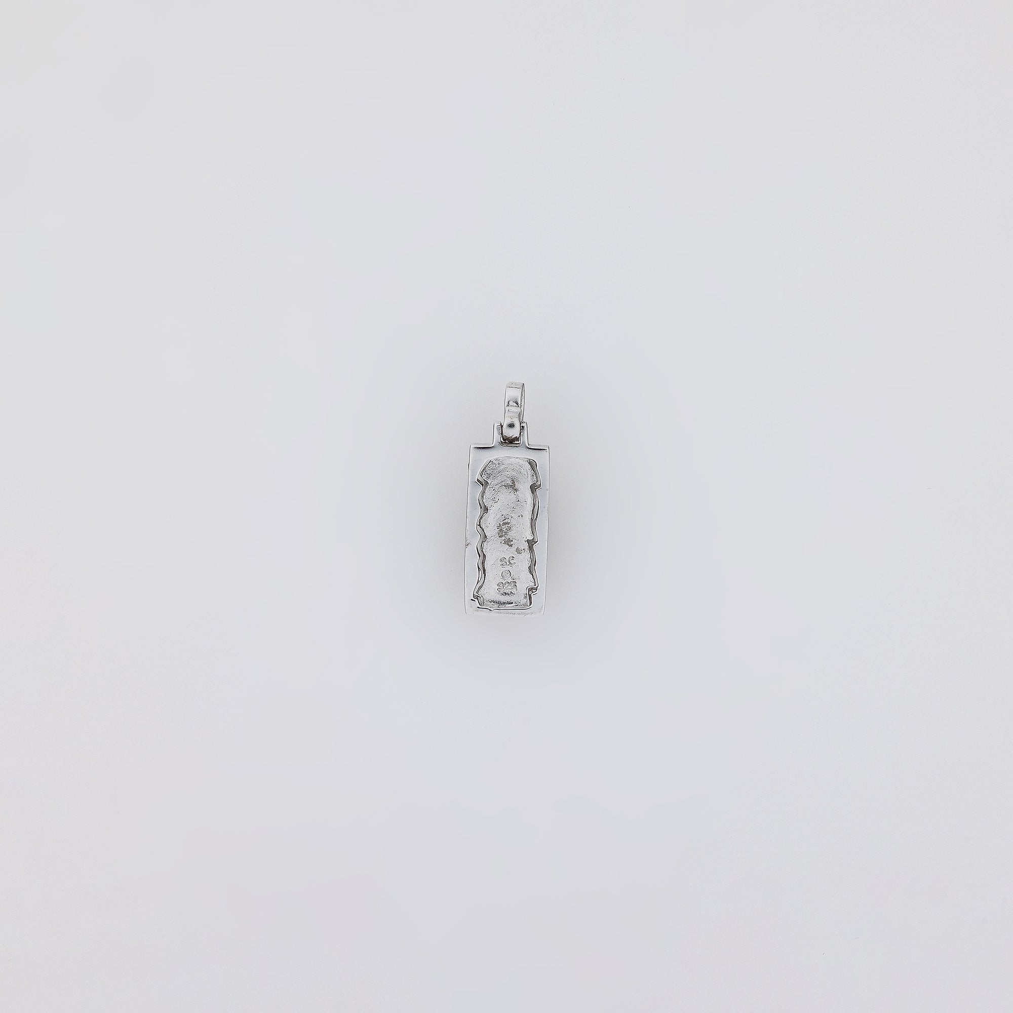Single Plumeria + Inner Scroll Cutout Pendant