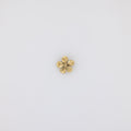 Green Gold Plumeria Pendant