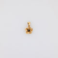 Sapphire Plumeria Pendant
