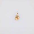 Light Purple Sapphire Plumeria Pendant