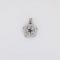 Blue Diamond White Gold Plumeria