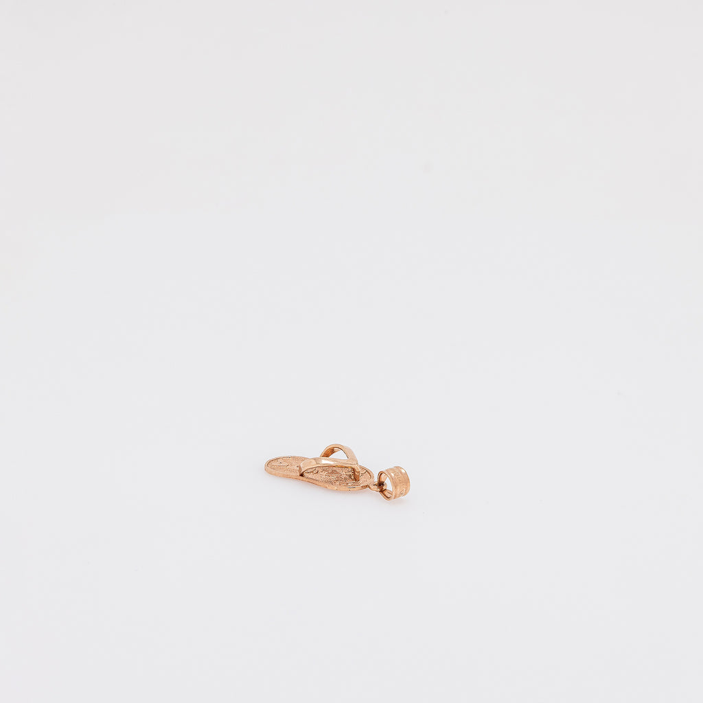 Rose Gold 'ALOHA' Slippah Pendant