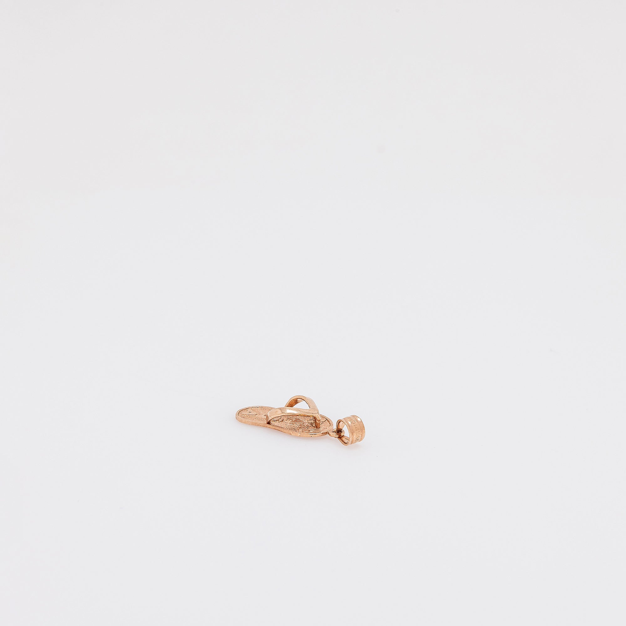 Rose Gold 'ALOHA' Slippah Pendant