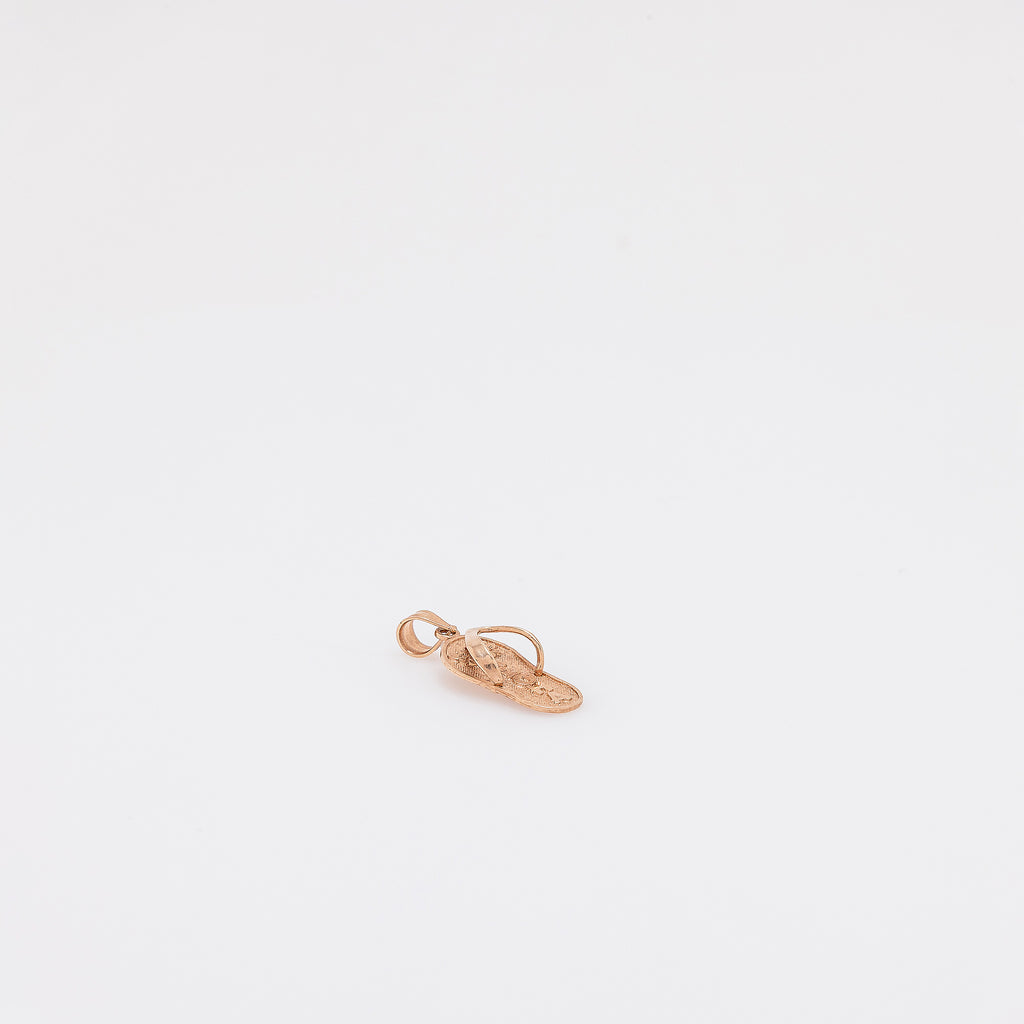Rose Gold 'ALOHA' Slippah Pendant