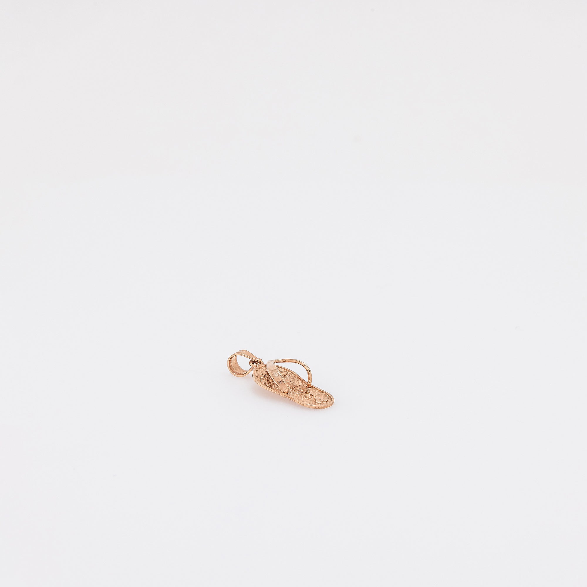 Rose Gold 'ALOHA' Slippah Pendant