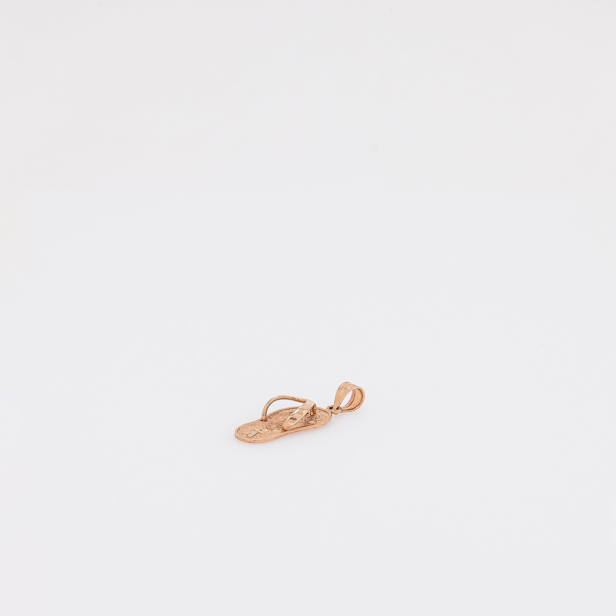Rose Gold 'ALOHA' Slippah Pendant