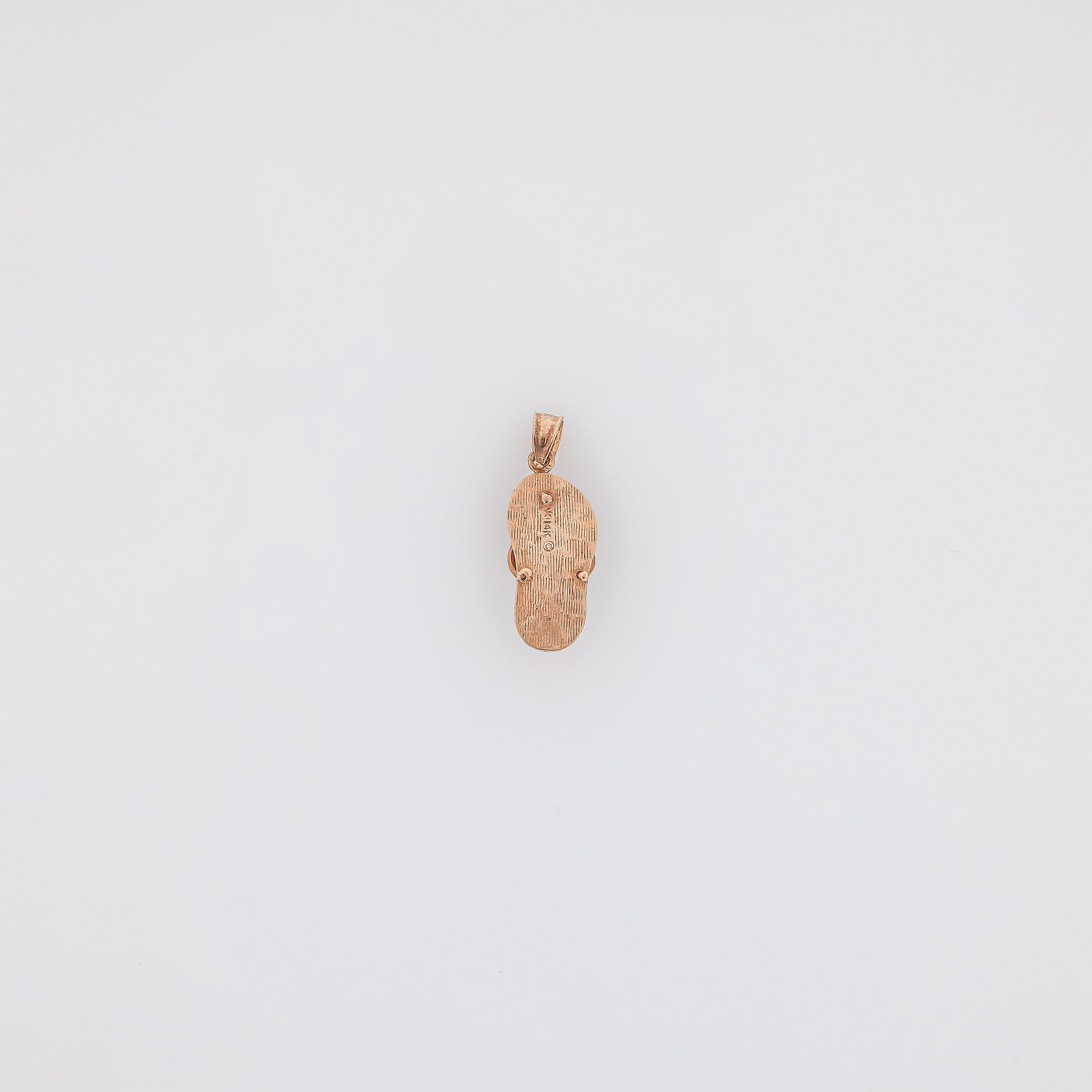 Rose Gold 'ALOHA' Slippah Pendant