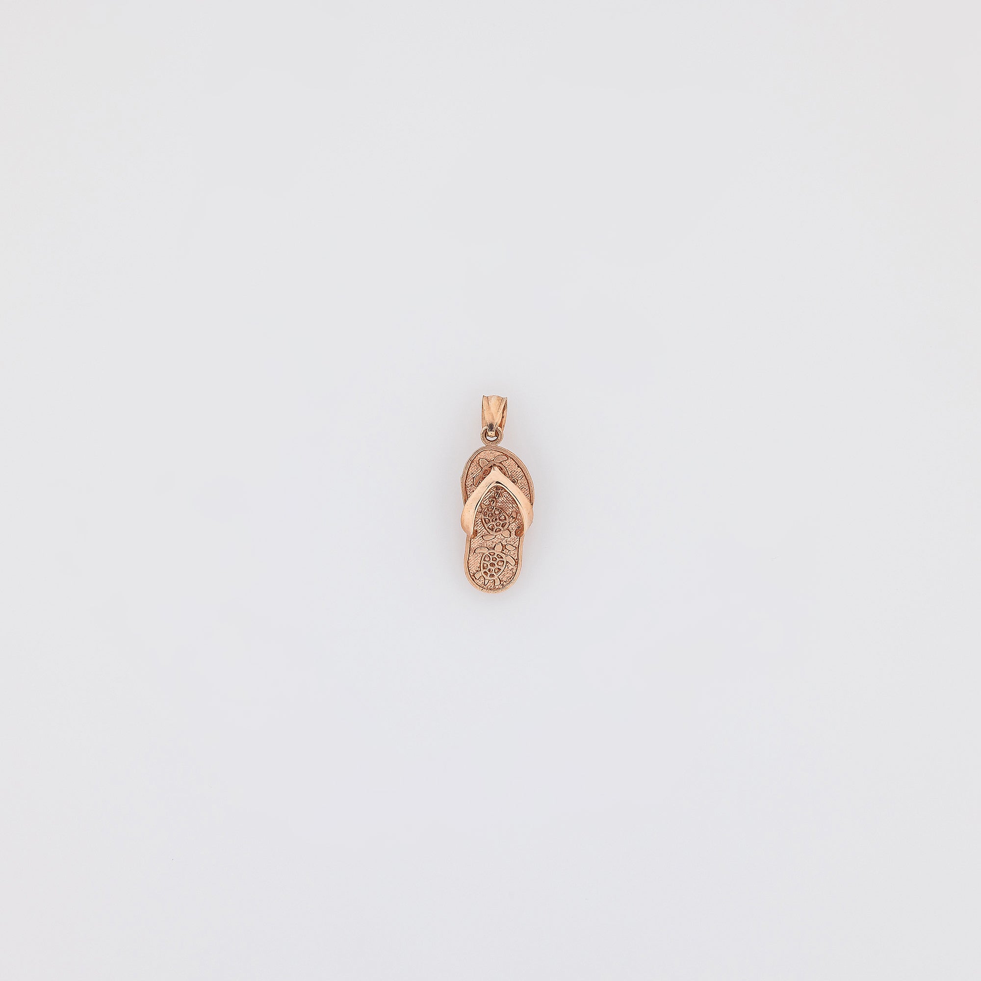 Rose Gold Honu Slippah Pendant