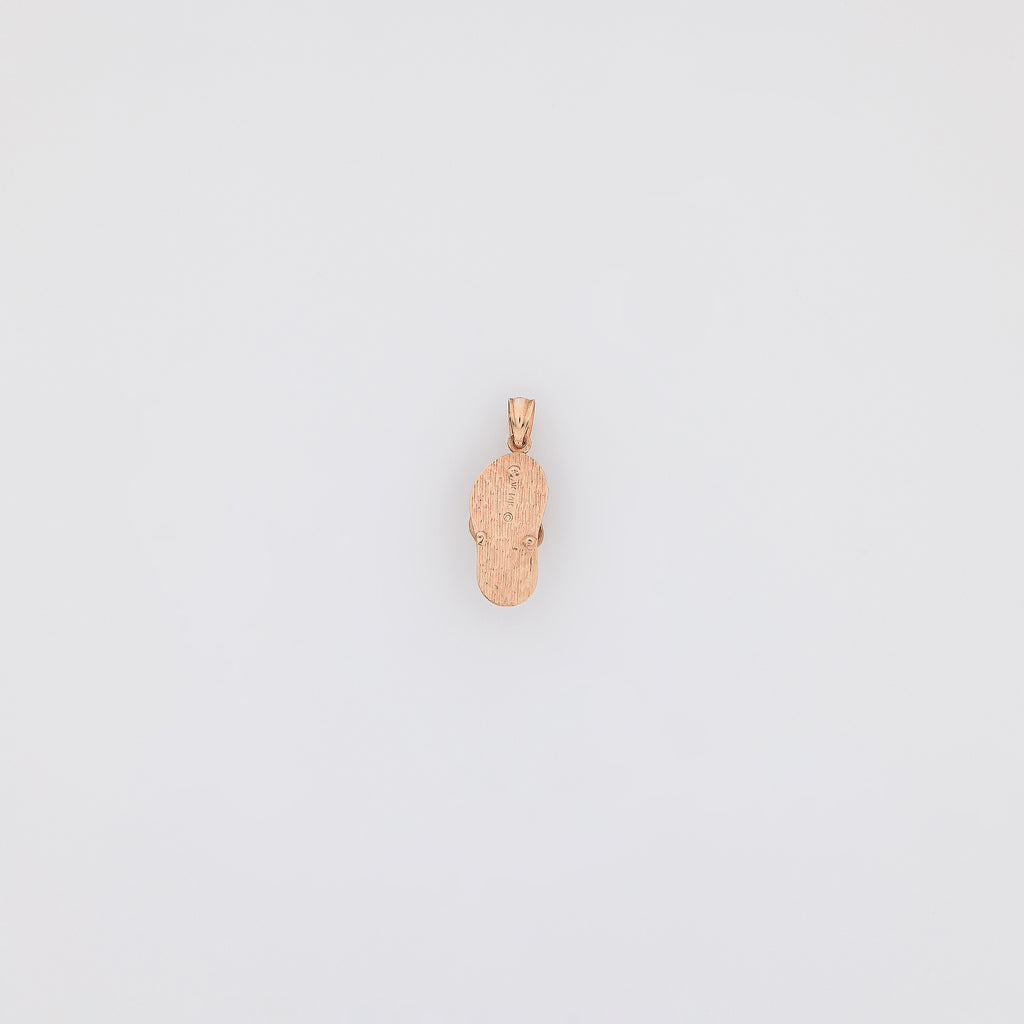 Rose Gold Honu Slippah Pendant