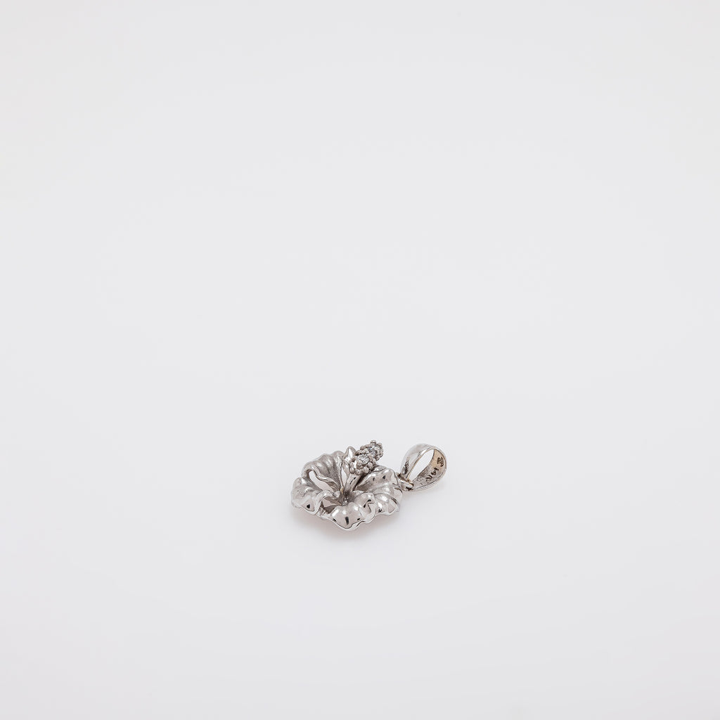 Diamond White Gold Hibiscus Ver.1