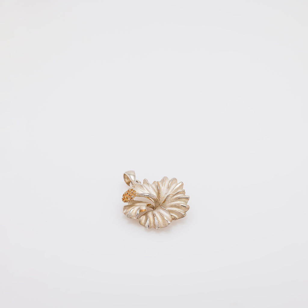 Pleated Hibiscus Pendant