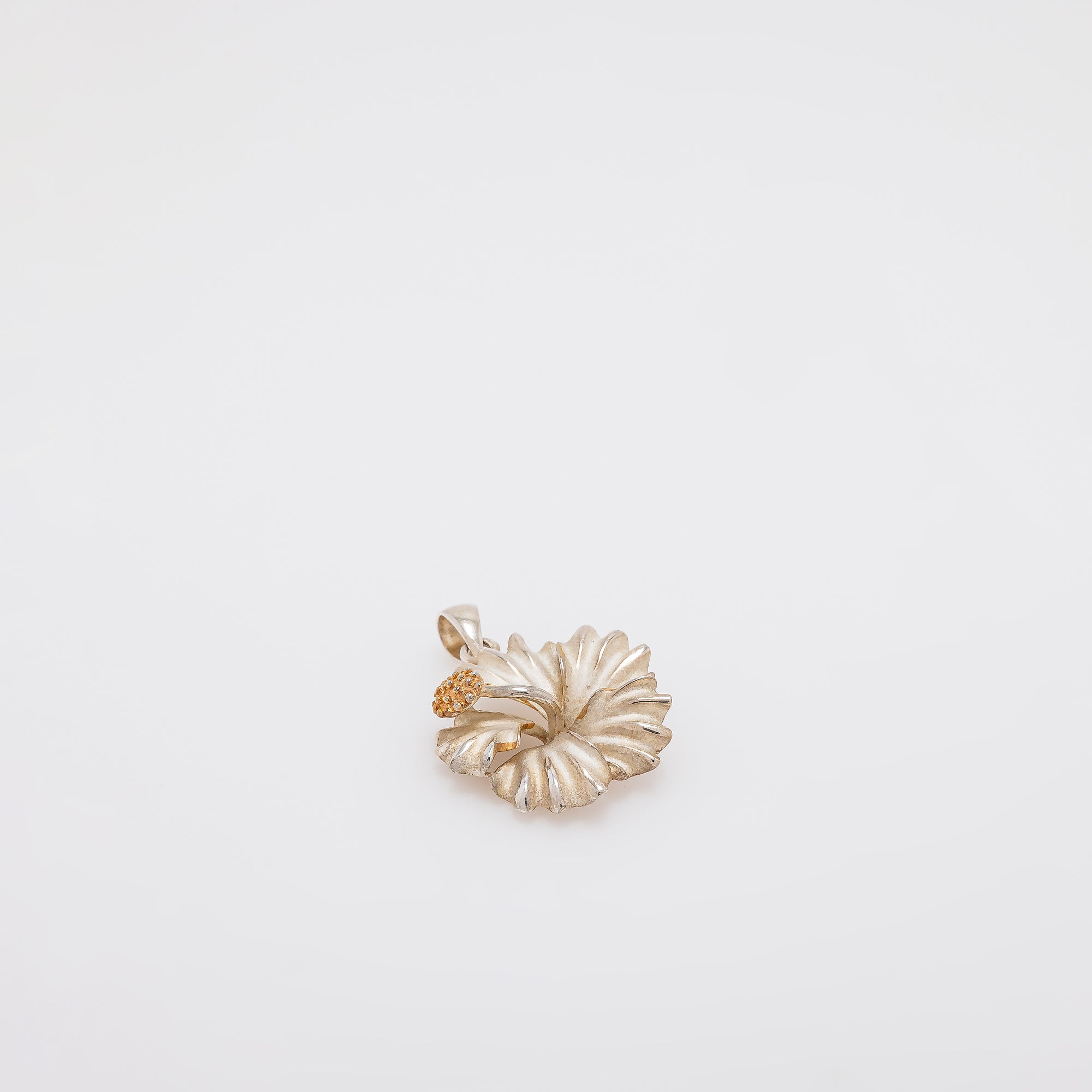 Pleated Hibiscus Pendant