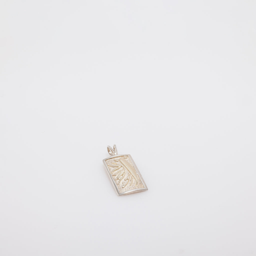 Bird of Paradise Vertical Bar Pendant