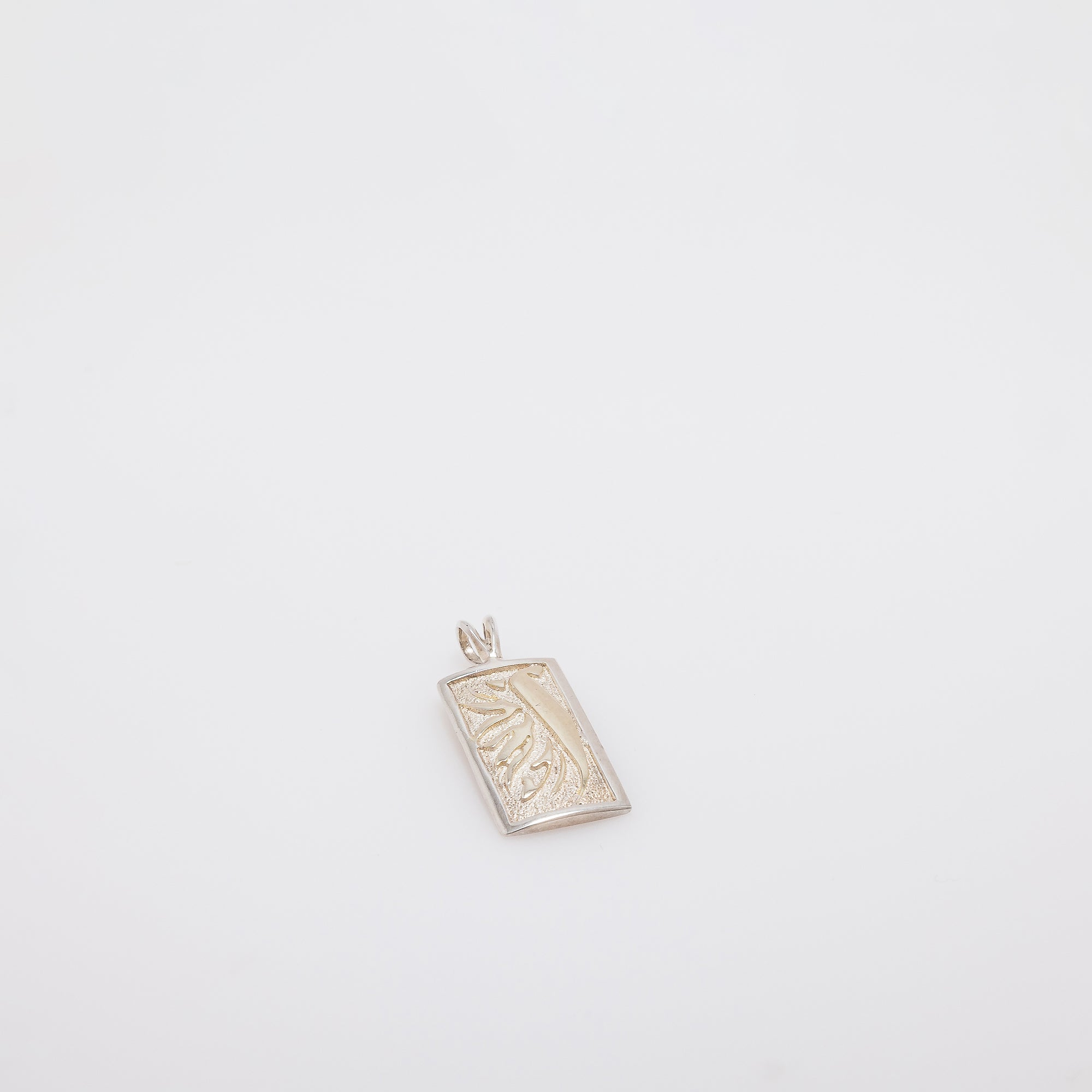 Bird of Paradise Vertical Bar Pendant