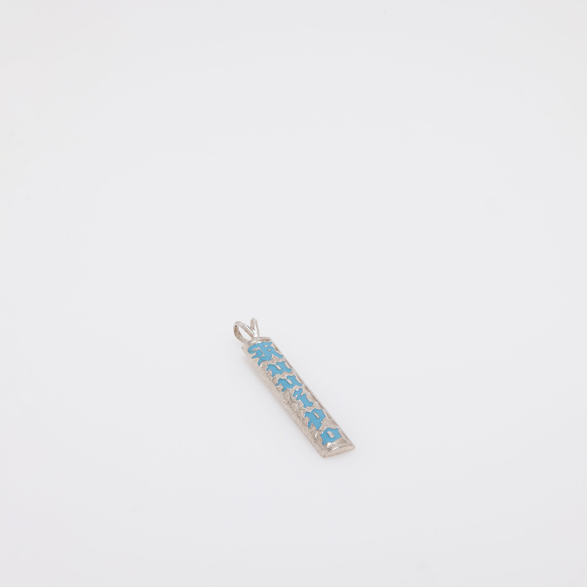 Blue KUʻUIPO Vertical Bar Pendant