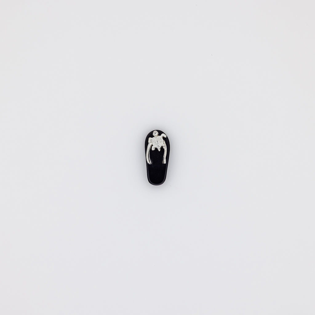 Honu Slippah in Black Onyx