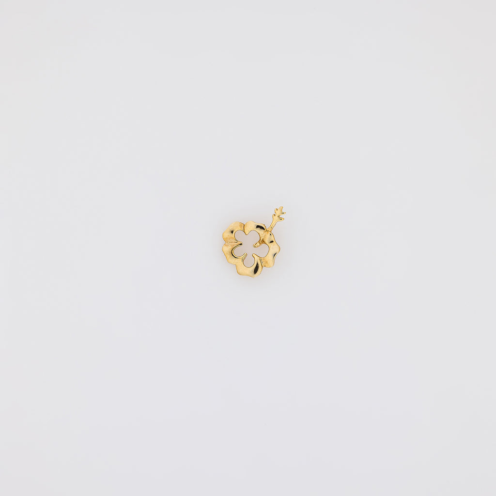 Cutout Hibiscus Pendant