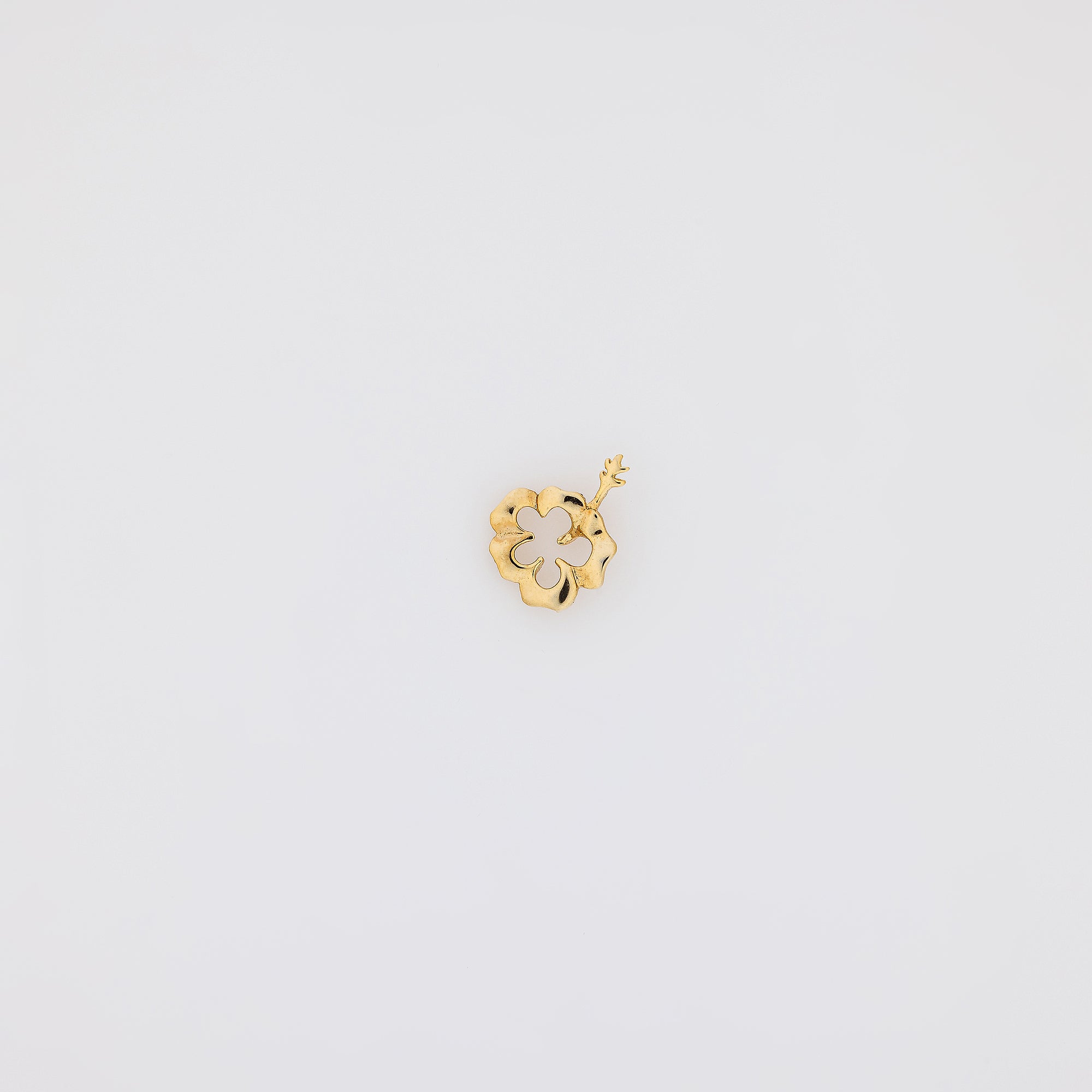 Cutout Hibiscus Pendant