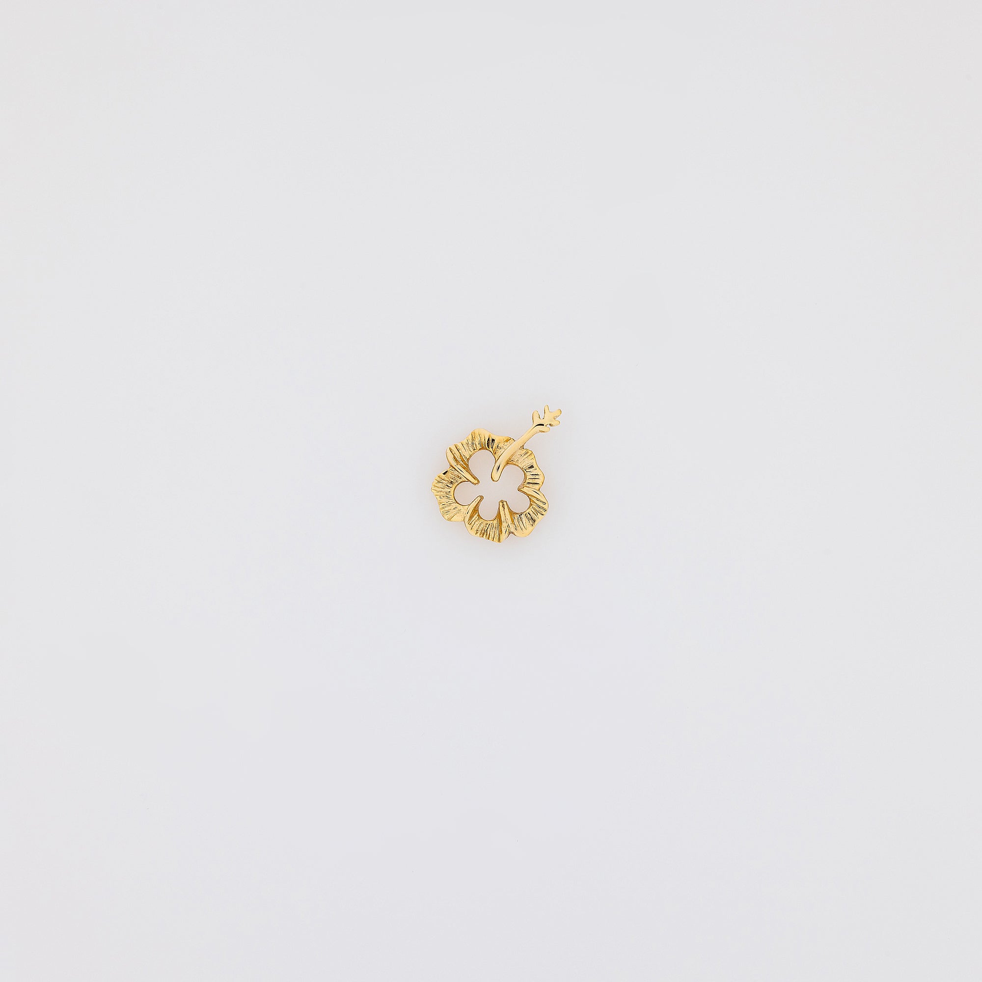 Cutout Hibiscus Pendant