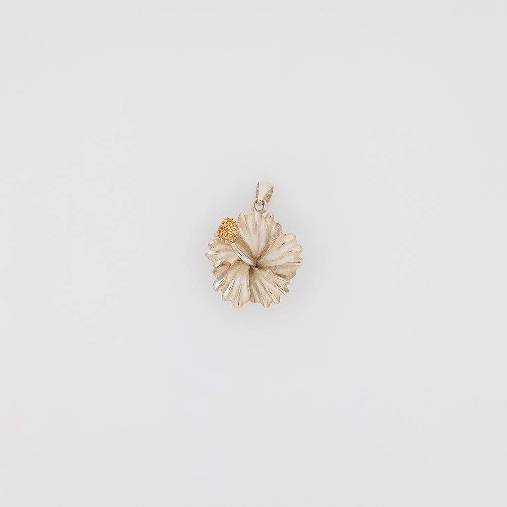 Pleated Hibiscus Pendant