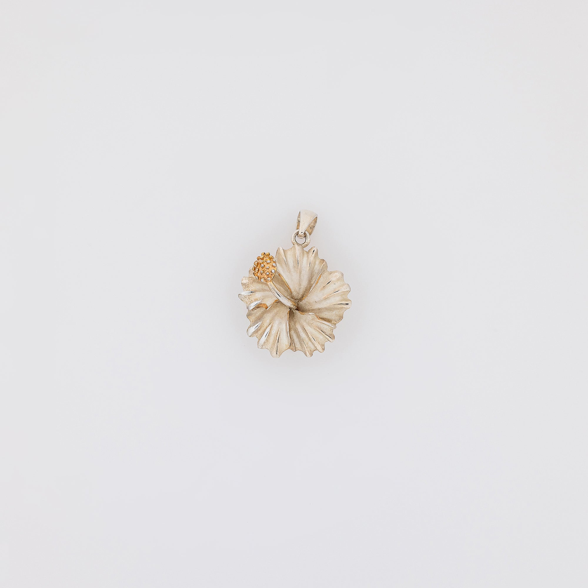 Pleated Hibiscus Pendant