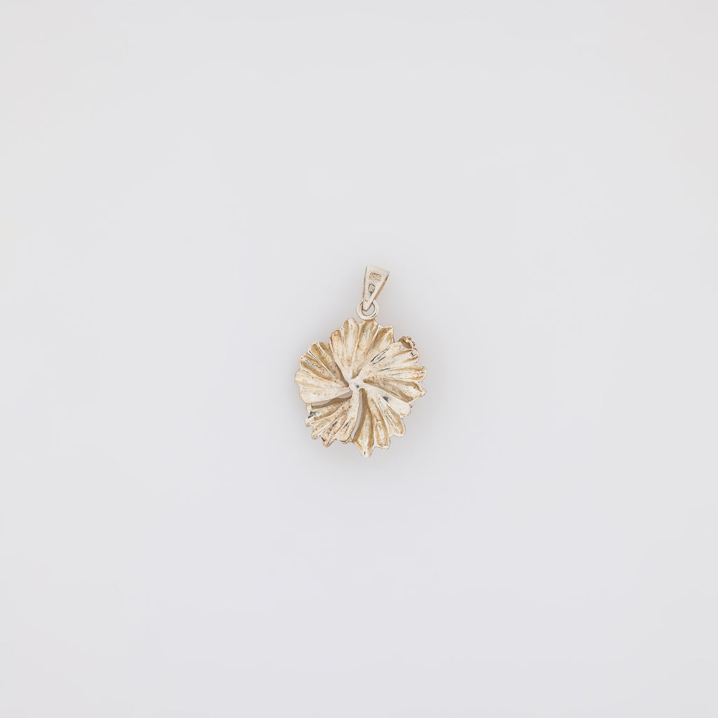 Pleated Hibiscus Pendant