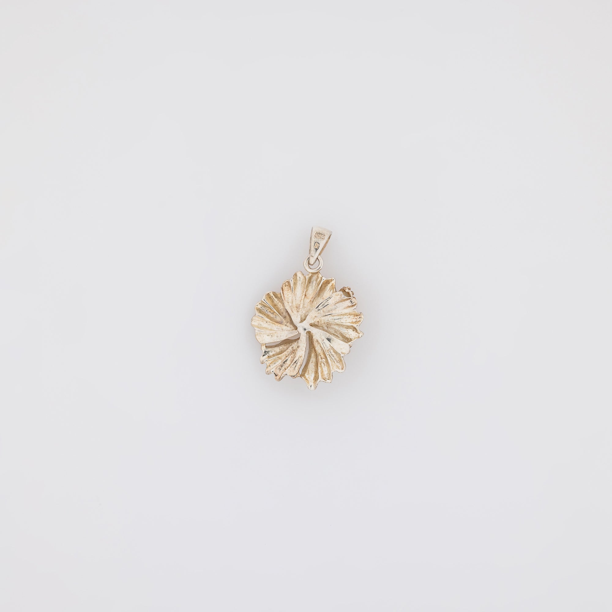 Pleated Hibiscus Pendant