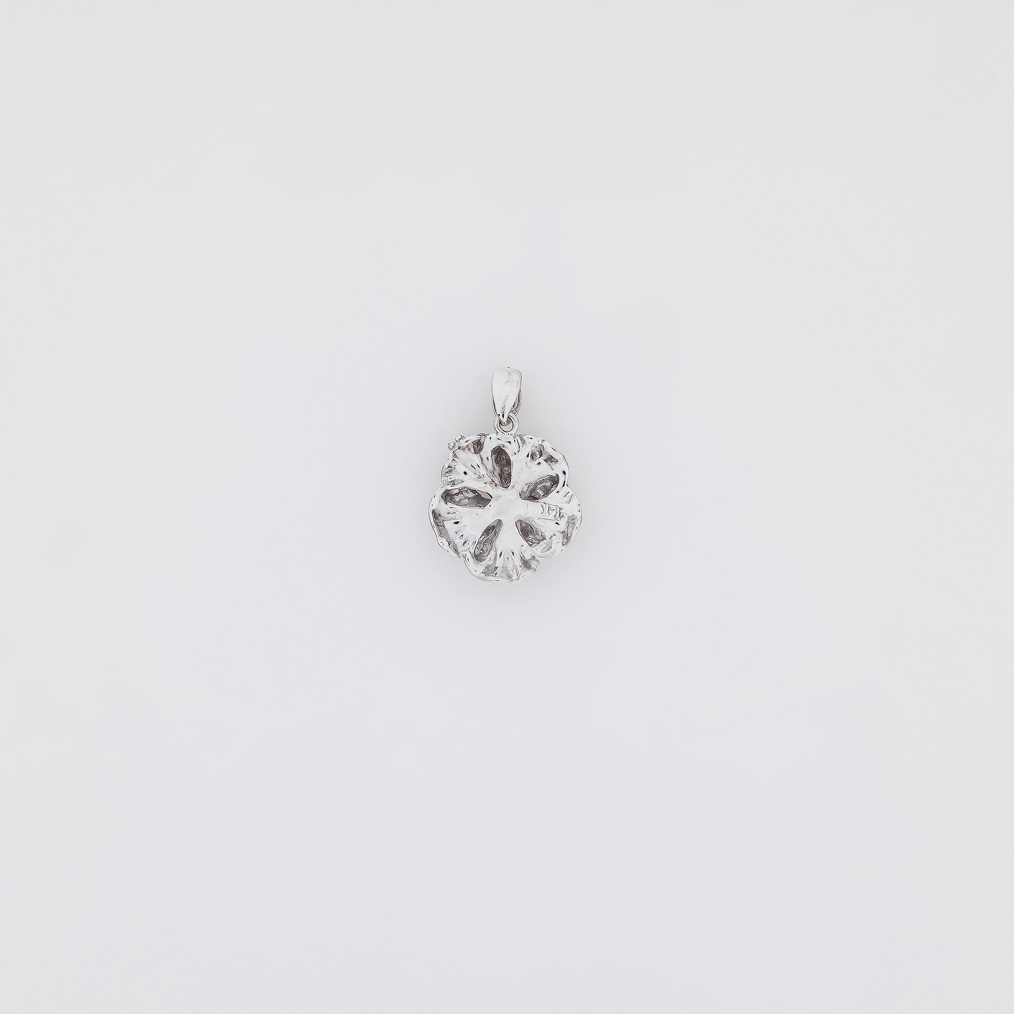 Diamond White Gold Hibiscus Ver.2