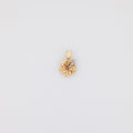 Diamond Gold Hibiscus Pendant