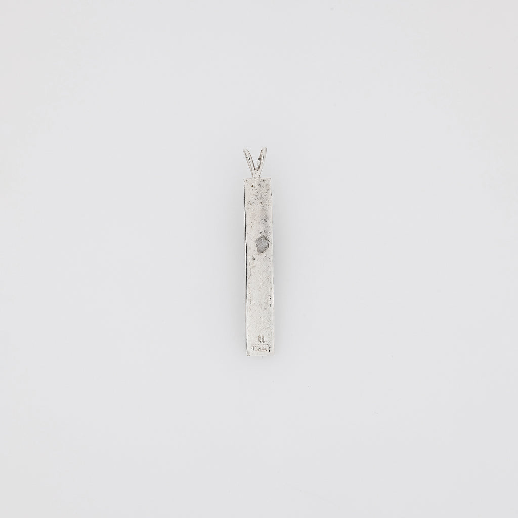 Baby Pink 'KU'UIPO' Vertical Pendant with Plumeria