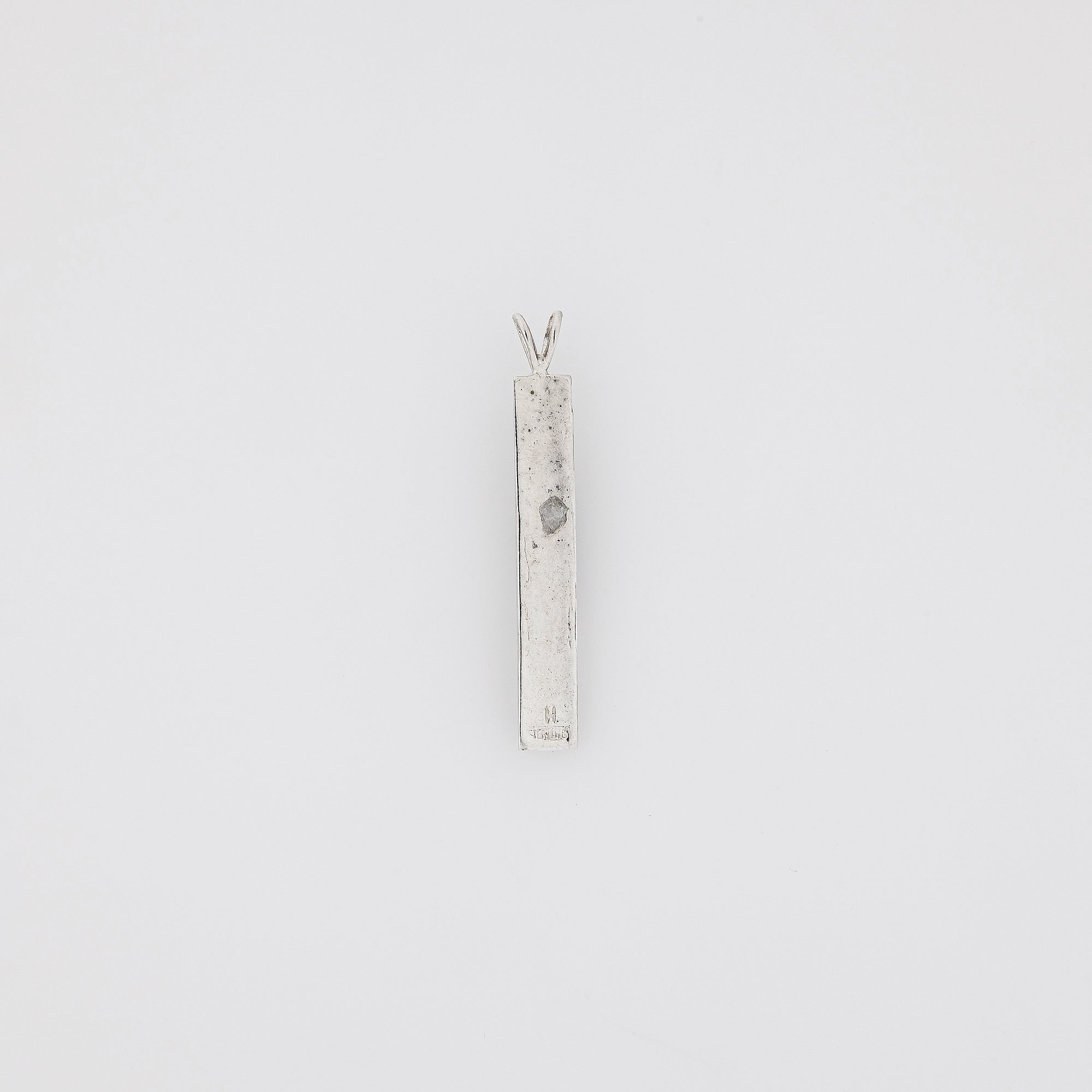 Baby Pink 'KU'UIPO' Vertical Pendant with Plumeria