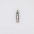 White KU'UIPO Vertical Bar Pendant