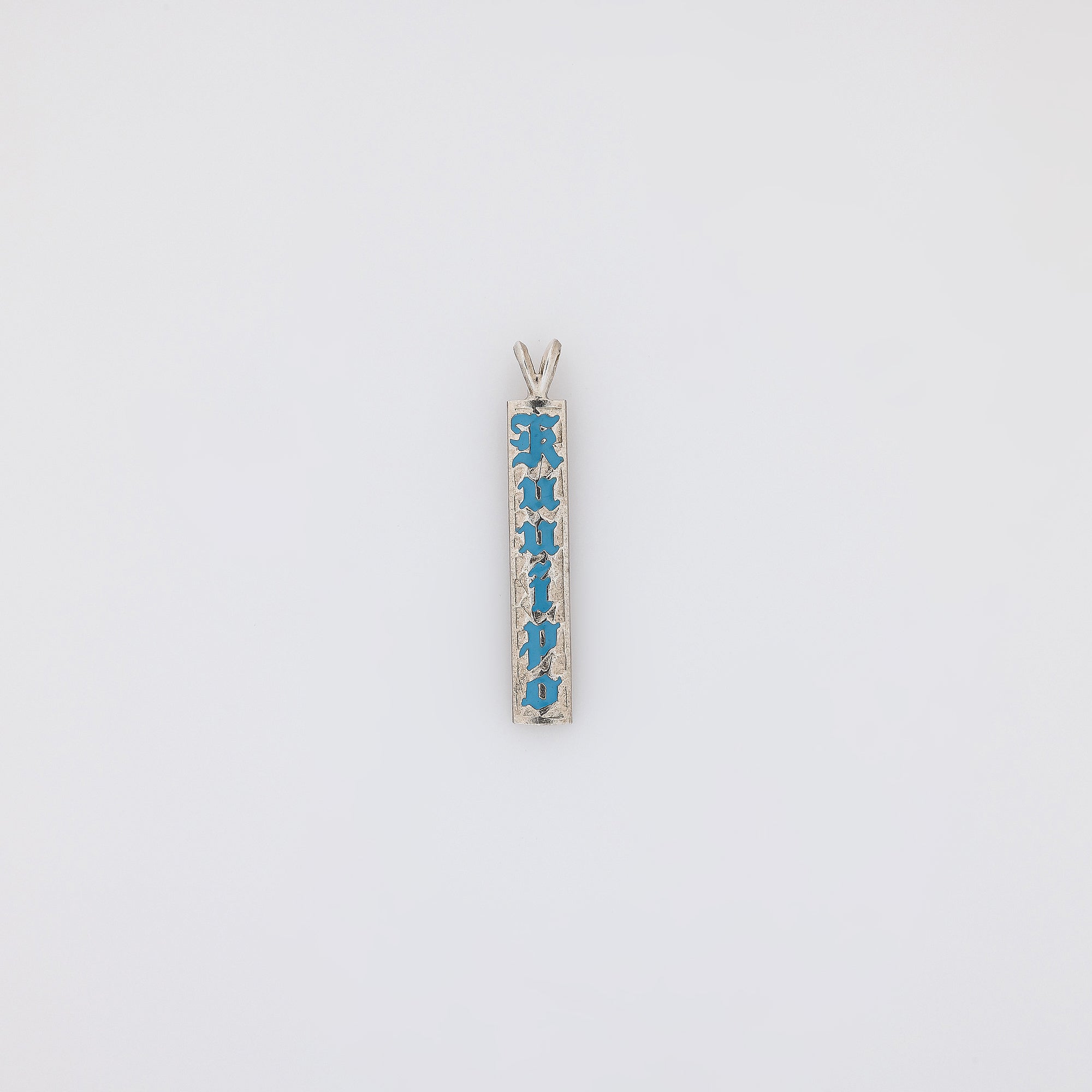 Blue KUʻUIPO Vertical Bar Pendant