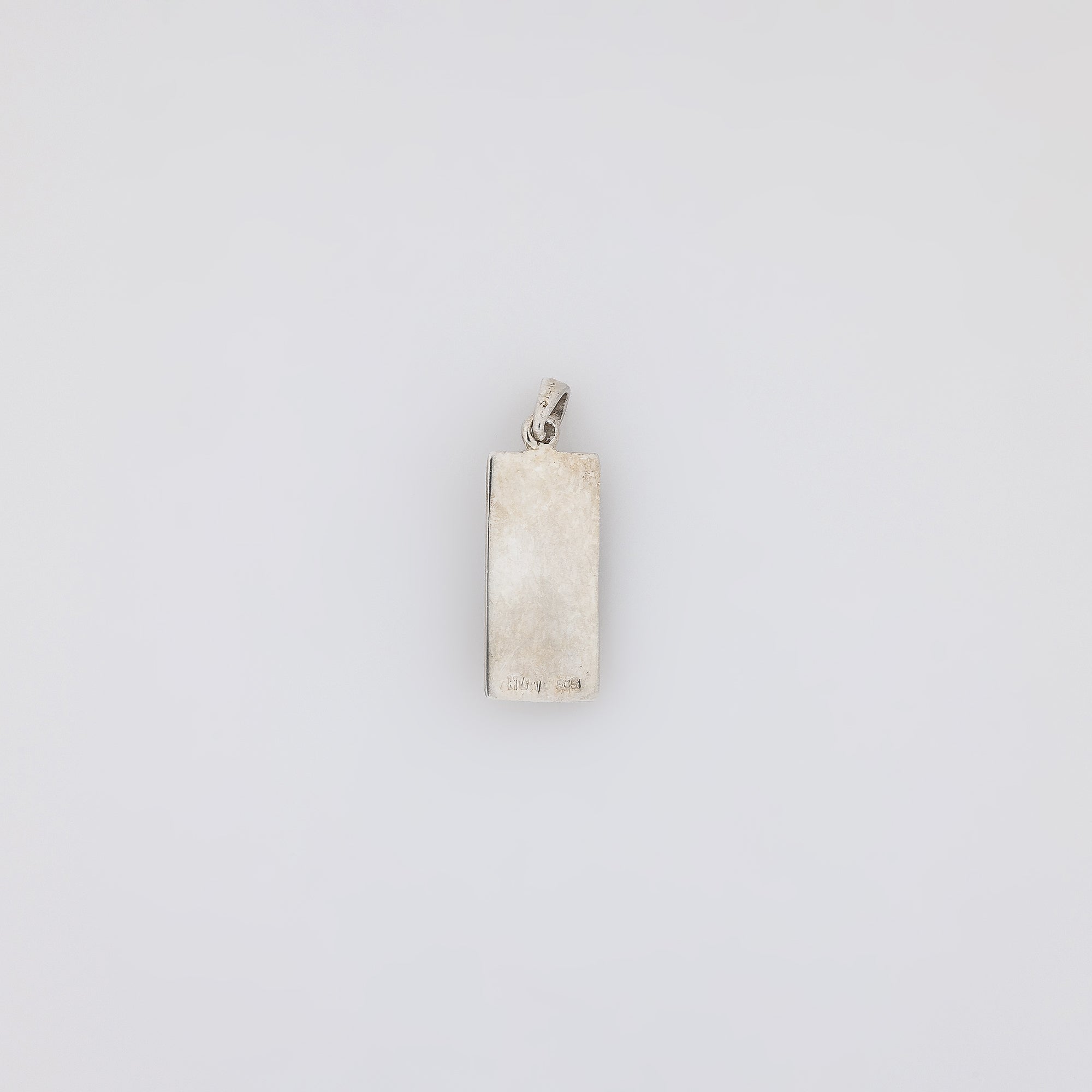 Double Hibiscus Vertical Bar Pendant