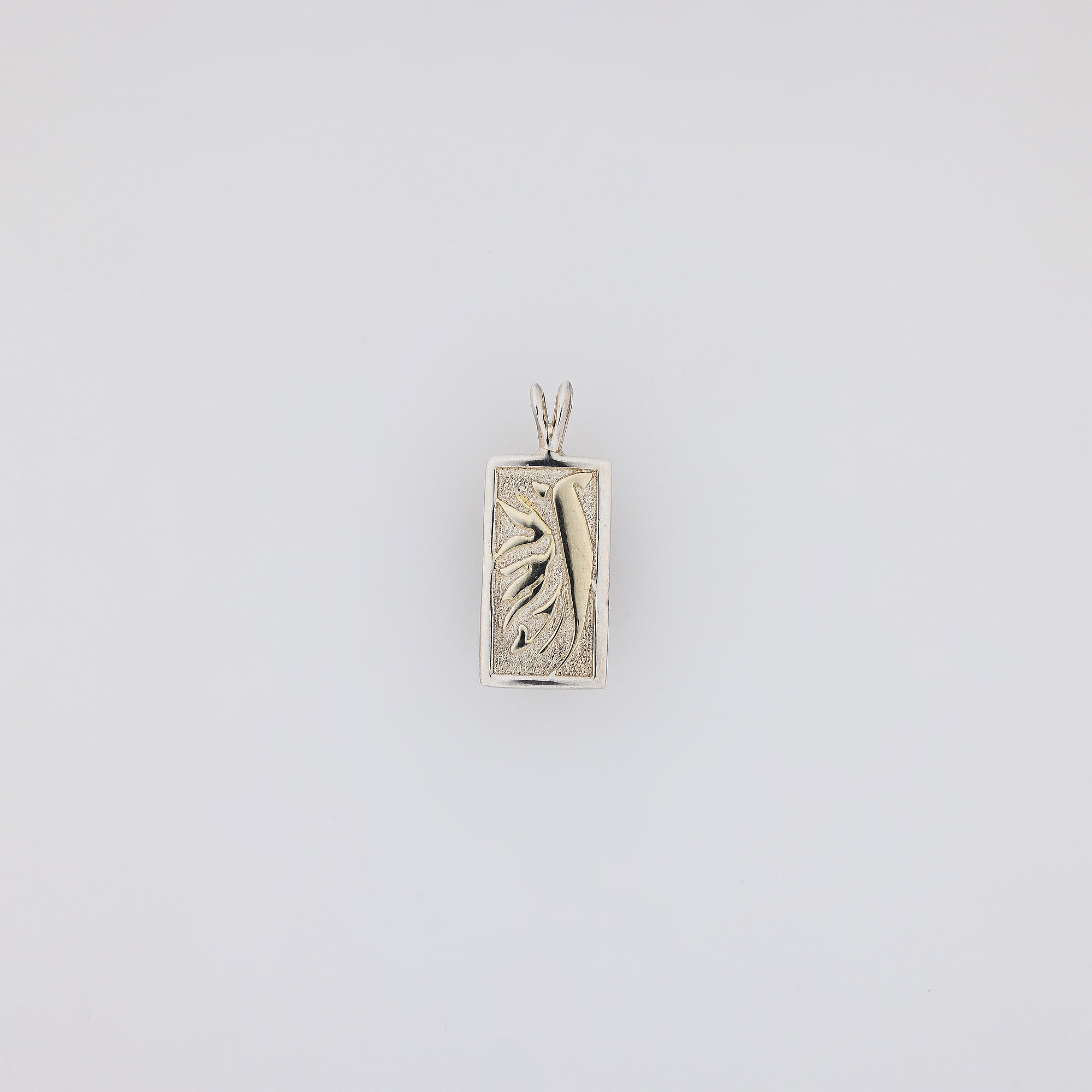 Bird of Paradise Vertical Bar Pendant