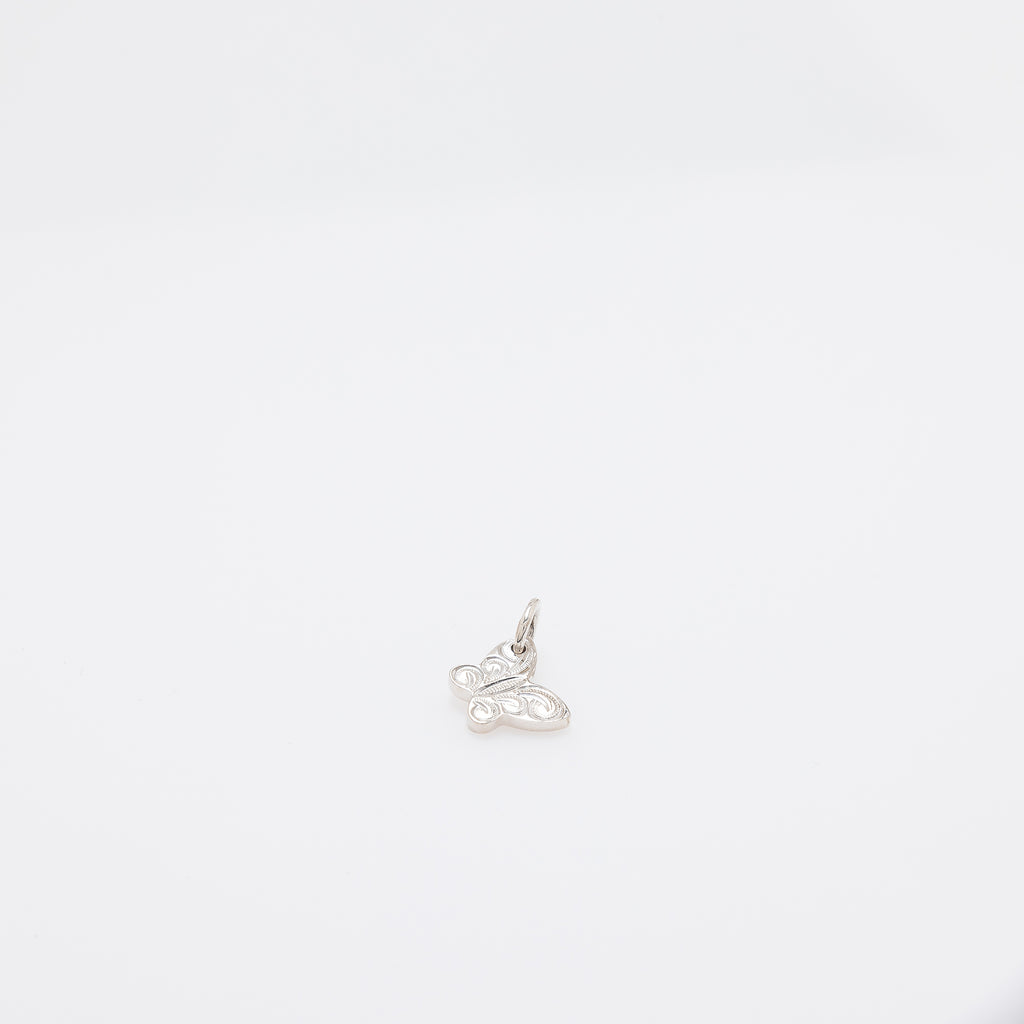Engraved Butterfly Pendant