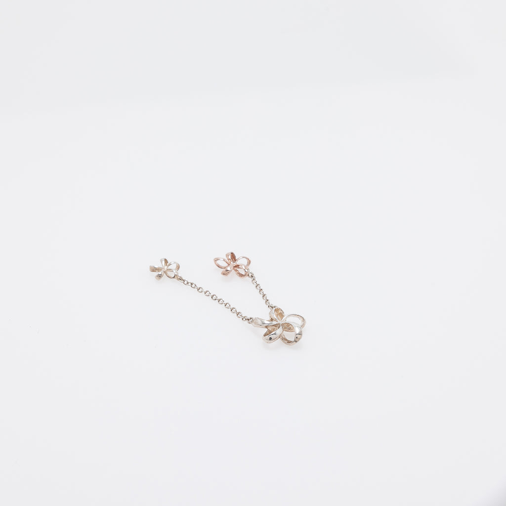 Dangling Triple Plumeria Pendant