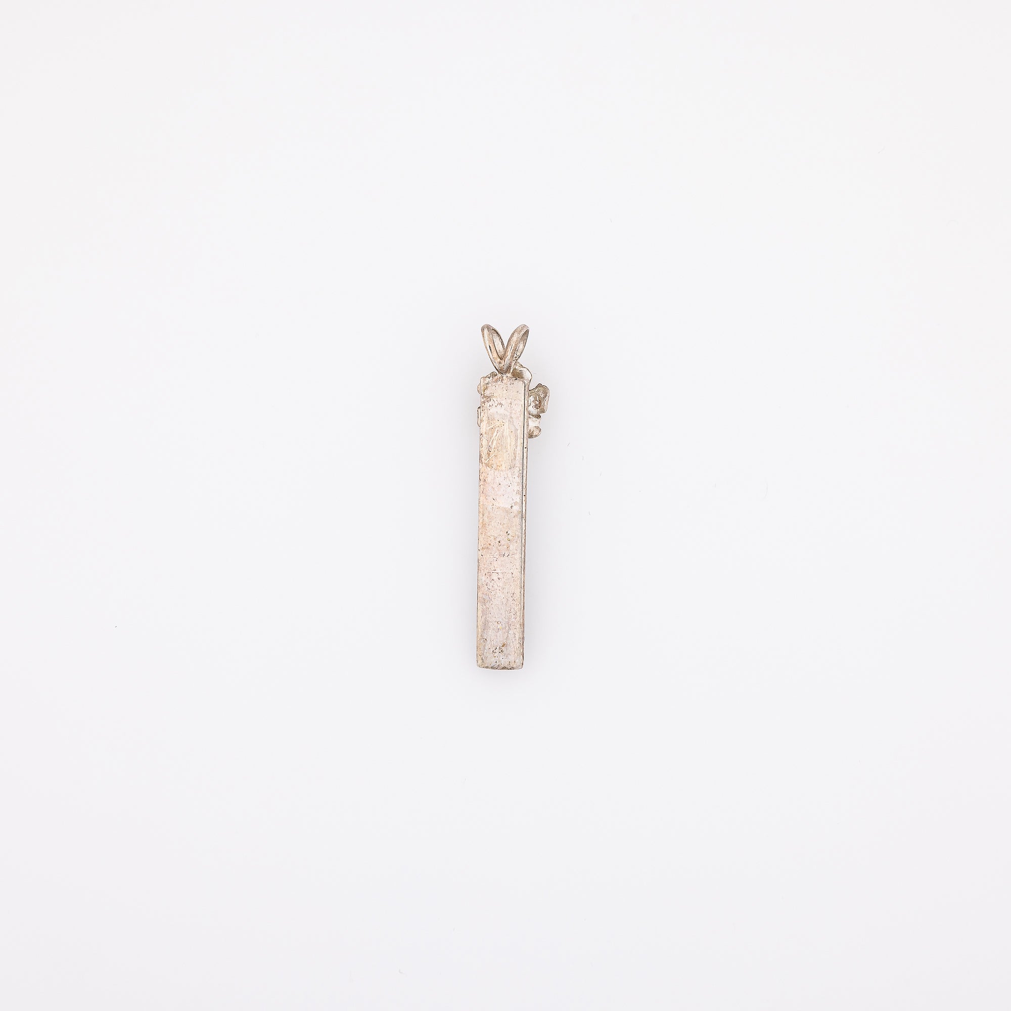 Turquoise KU'UIPO + Hibiscus Vertical Bar Pendant