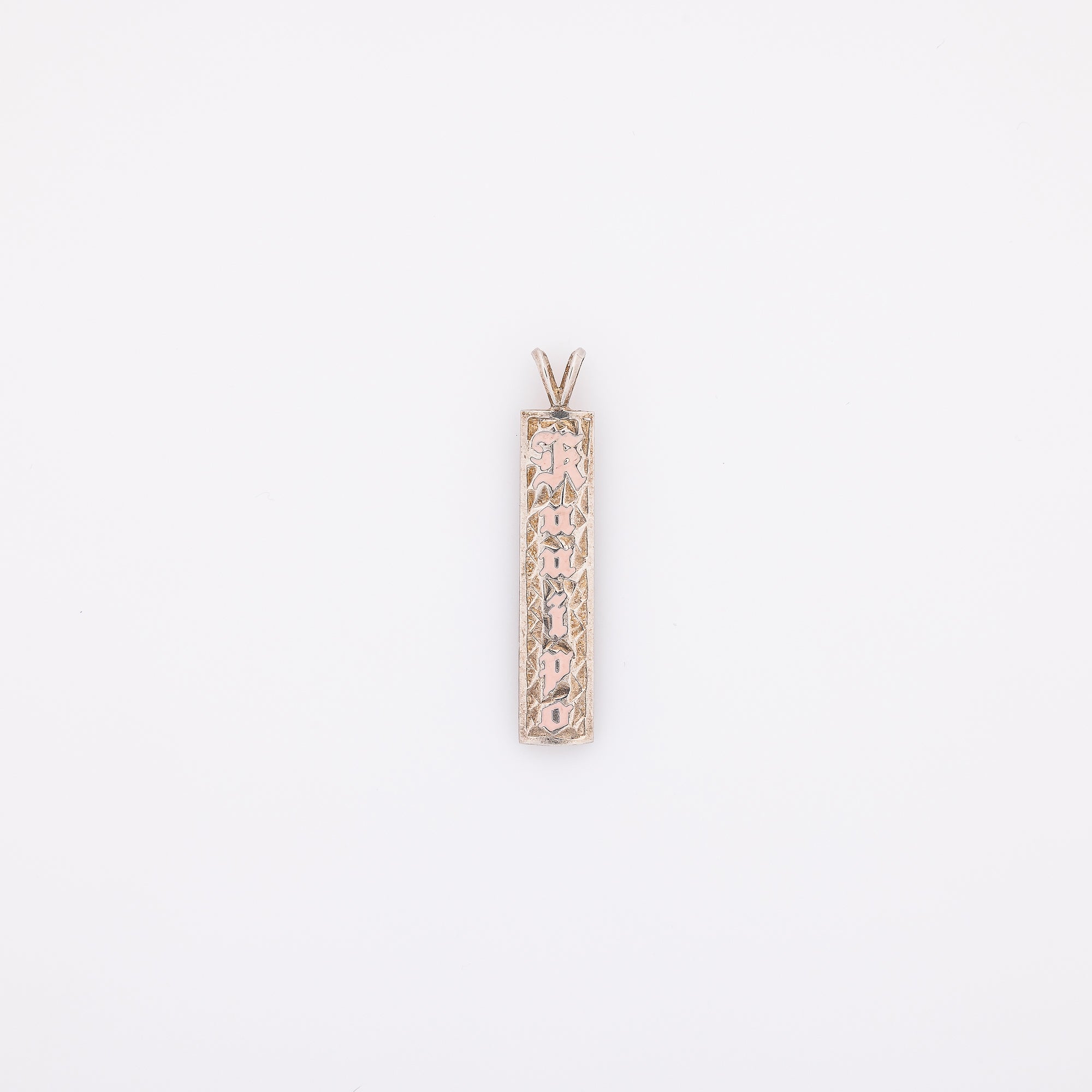 Light Baby Pink KU'UIPO Vertical Bar Pendant