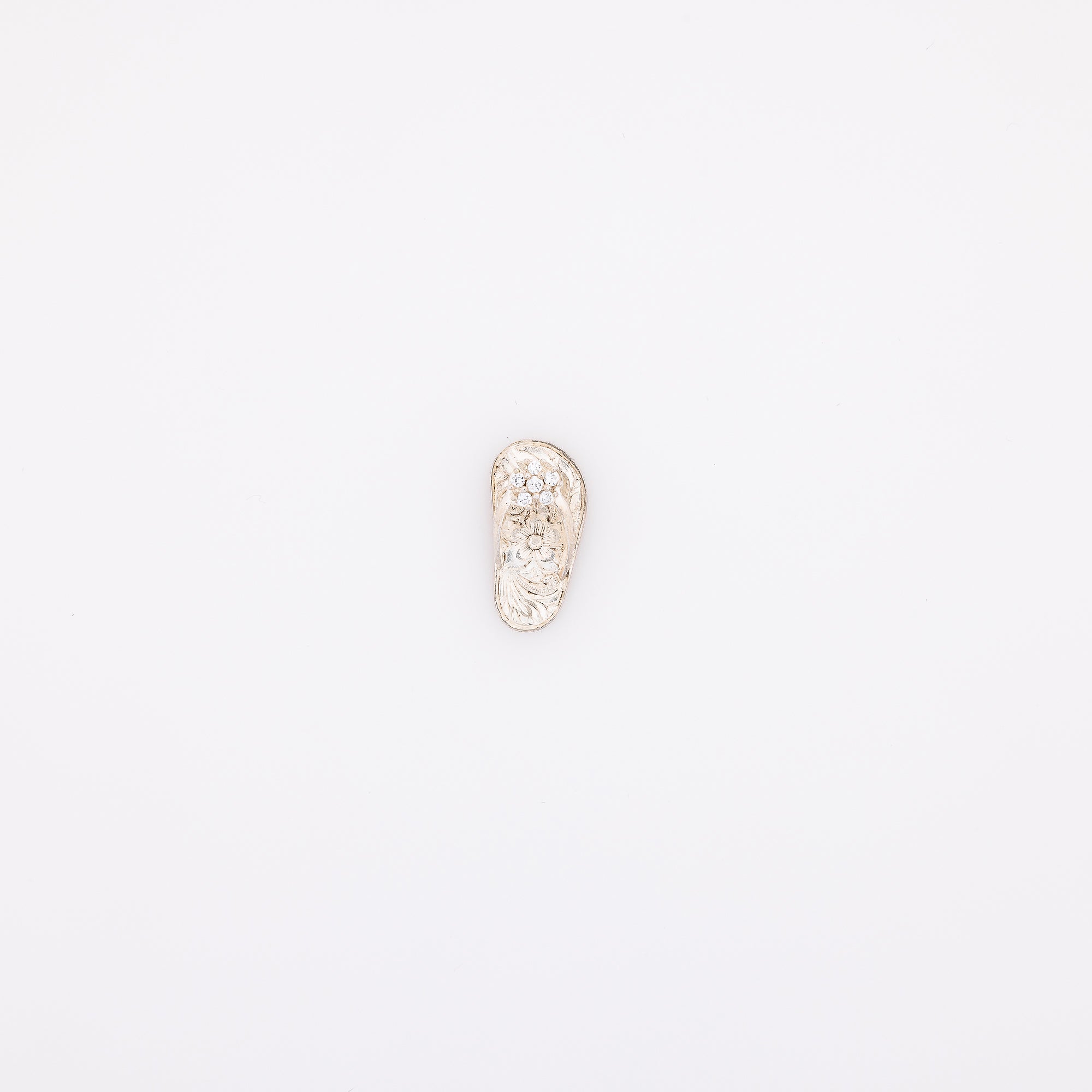 CZ Flower Studded Slippah